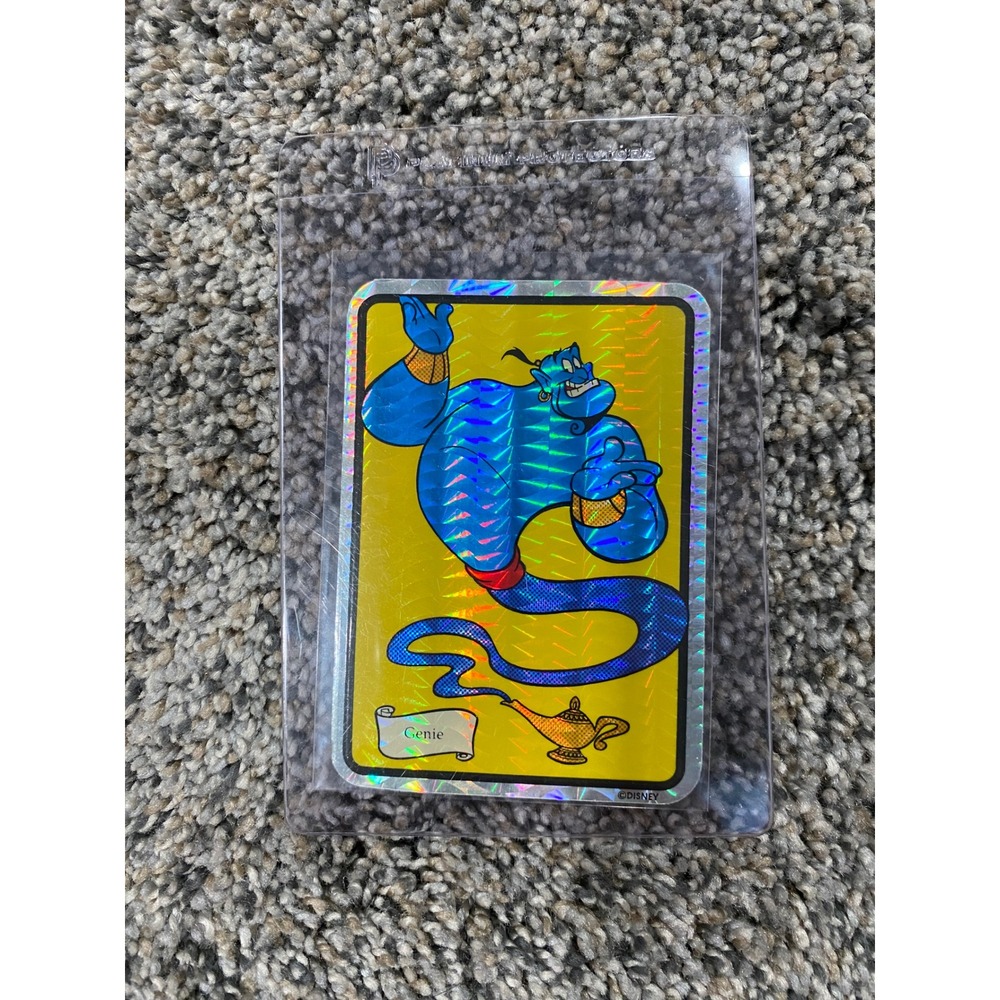 Vintage Disney Aladdin Genie Holographic Prism Sticker Kodak‎ Paper 90s